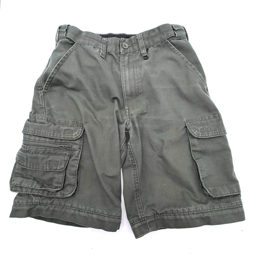 BOY SCOUTS OF AMERICA Youth 10 Green Cargo‎ Shorts Uniform USA Cotton Pockets
